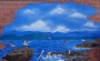 有创意！海洋主题墙面彩绘画扮靓青岛渔港